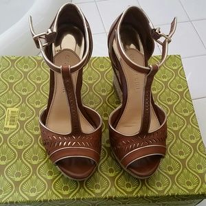 Summer open toe wedges