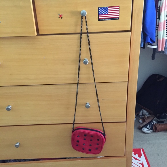Red Studded Bag