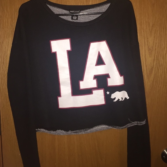 LA CROP SWEATER