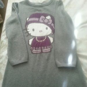 Girls hello kitty long sleeve dress/shirt