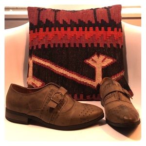 Qupid Distressed Olive Green Shoes