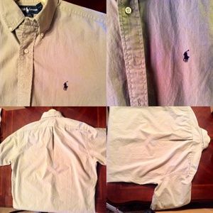 Grey polo button up