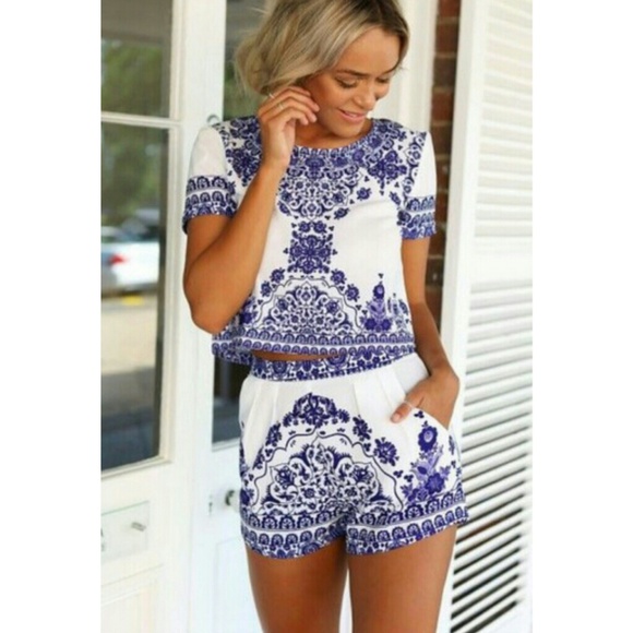 Porcelain dreamer two-piece set