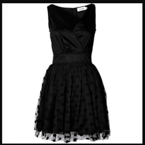 Modcloth Louche Cookie Dress. Black. Size 4