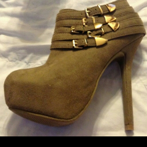 Light camel booties - Picture 2 of 2