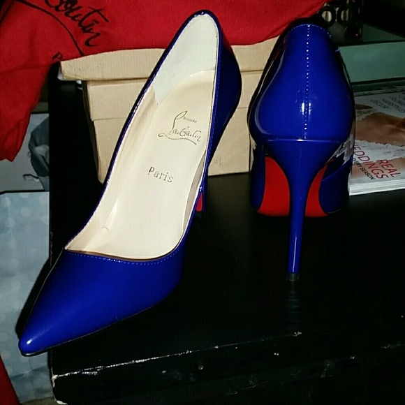 Royal blue heels!