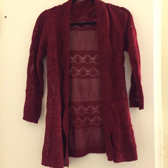 Brandy Melville red cardigan