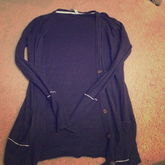 Navy blue cardigan