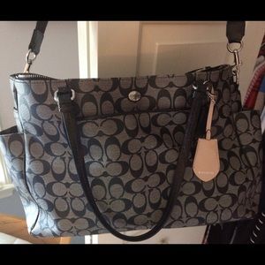 COACH DIAPER BAG. Real and like new condition
