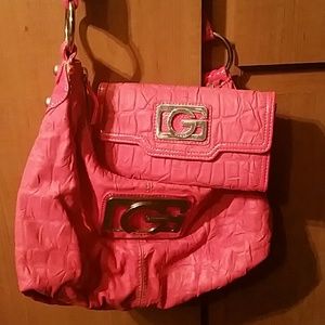 Guess bag w/ matching wallet