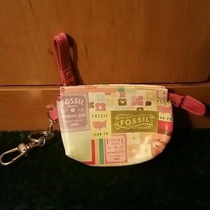 Fossil keychain coin purse