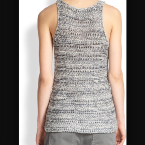 ❗️final sale❗️Vince Slouchy grey Mix Knit Tank - Picture 2 of 3