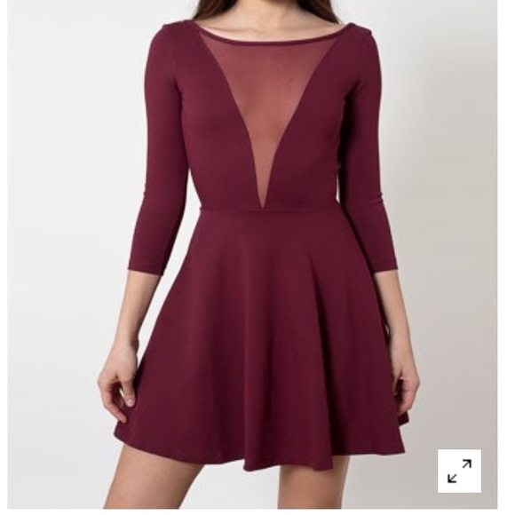 American Apparel Dresses & Skirts - American Apparel Ponte Gloria-V Skater Dress XS