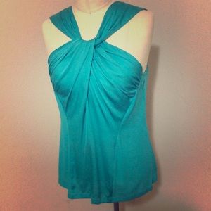 Beautiful teal silk top