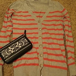 Striped cardigan