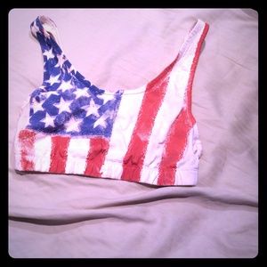 American flag bandeau