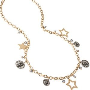 NWT Betsey Johnson gold necklace