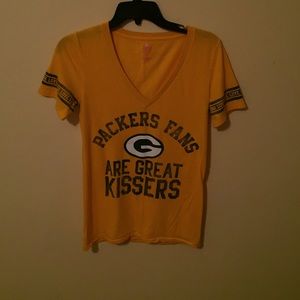 Pink packers tee