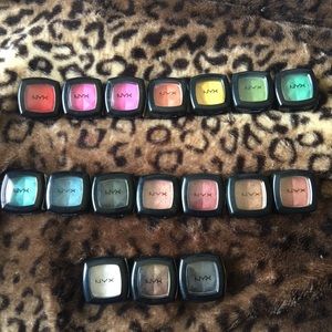 NYX eyeshadows