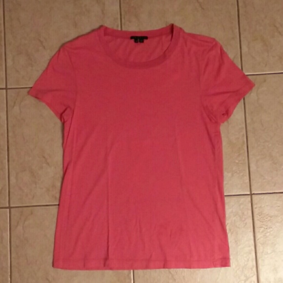 Theory coral scoop neck tee