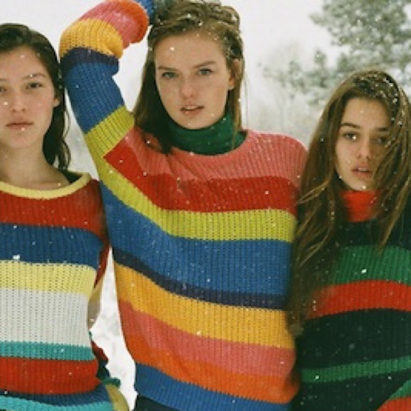 American apparel fisherman sweater striped