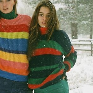 American apparel fisherman sweater striped