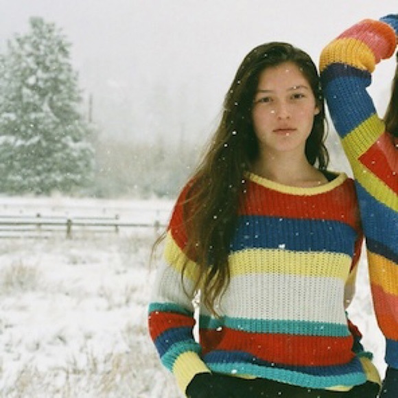 American apparel fisherman sweater striped