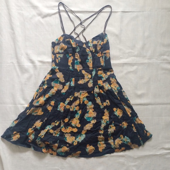 Free People Criss-Cross Sun Dress