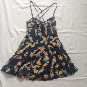 Free People Criss-Cross Sun Dress