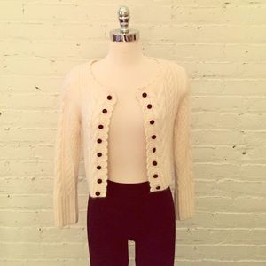 Cropped Cable Knit Sweater!