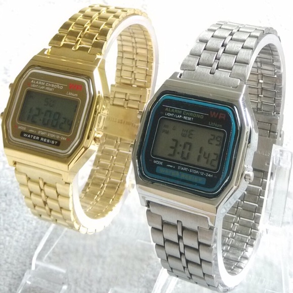 Gold & Silver Casio Watch