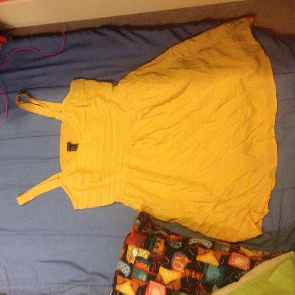 Forever 21 Goldenrod Dress