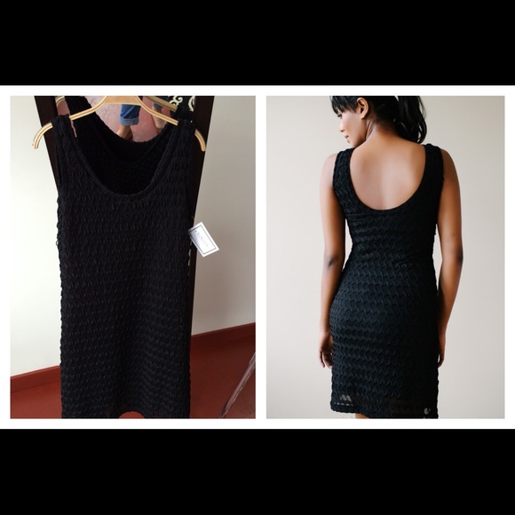 KOKOON Black Rick Rack Dress - Spring 2015