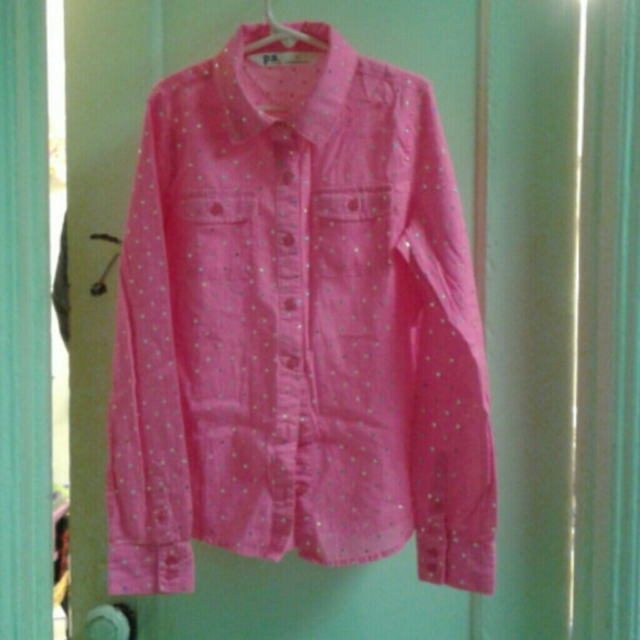 SOLD❌❎❌❎❌P.S. Girls Pink Button Down