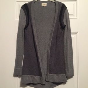 Anthropologie SHAE long gray cardigan sweater