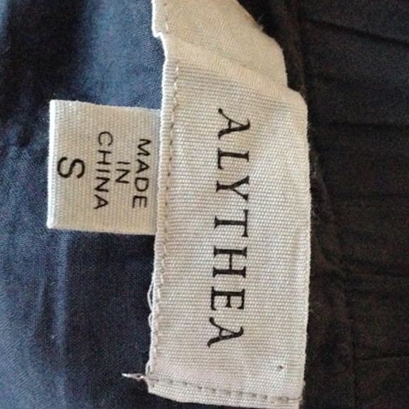 Blue Strapless Ruffle Mini Dress - Picture 4 of 4