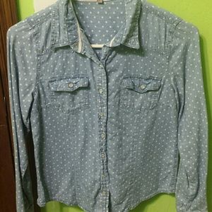 Cute polka-dot flannel!