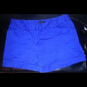 Cuffed Royal Blue Shorts | Size 14