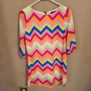 Everly chevron dress