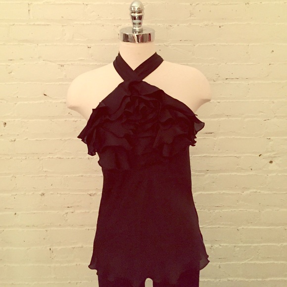 Black Tank with Ruffles!