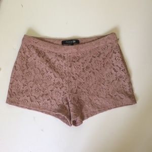 Forever 21 Lace Shorts