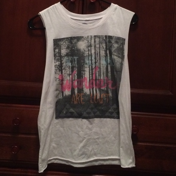 "Not all who wander are lost" top