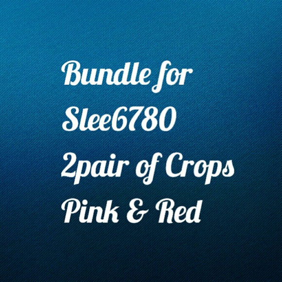 2 pair of crops
