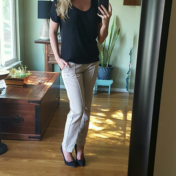 RESERVED Seamed Front Cigarette Pants - Picture 4 of 4