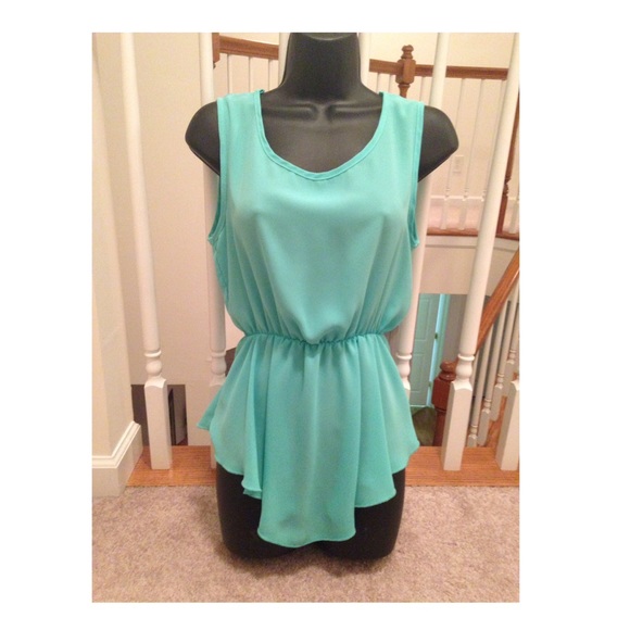 Mint Green Frashion Tank - Picture 1 of 1