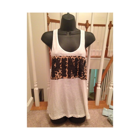 Victoria Secret Sequin Cheetah Tank - Picture 1 of 1