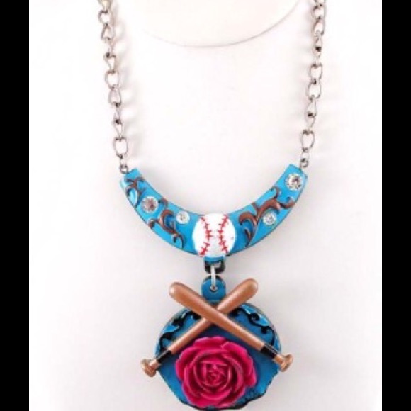 Baseball Necklace Set - Picture 1 of 2
