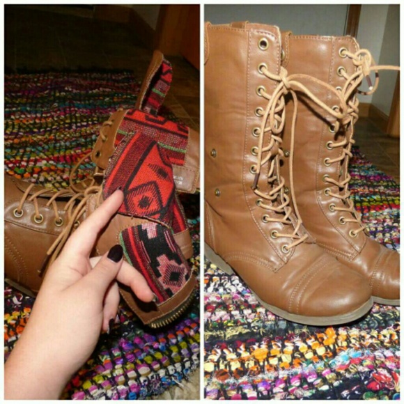 Combat Styled Boots.