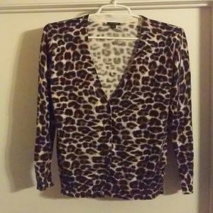 Leopardprint cardigan