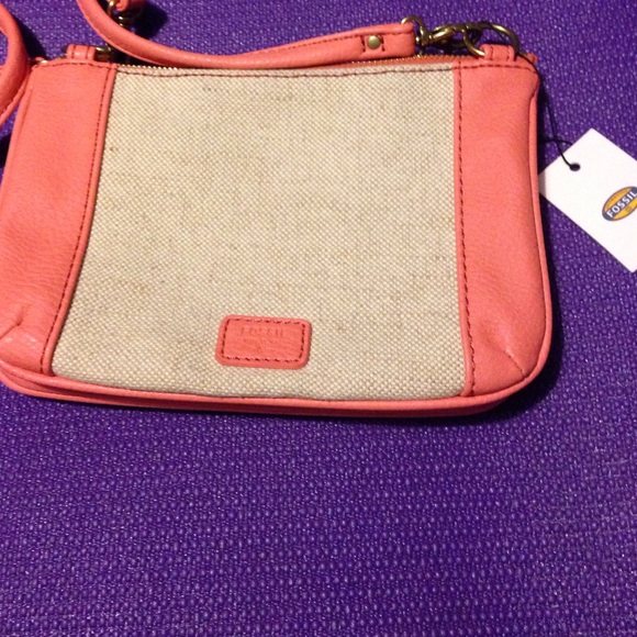 Fossil watermelon side body purse